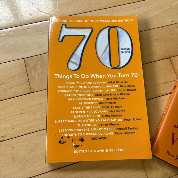 I'm Too Young To Be Seventy Hardcover Judith Viorst / 70 Things To Do When Lot - Picture 3 of 12